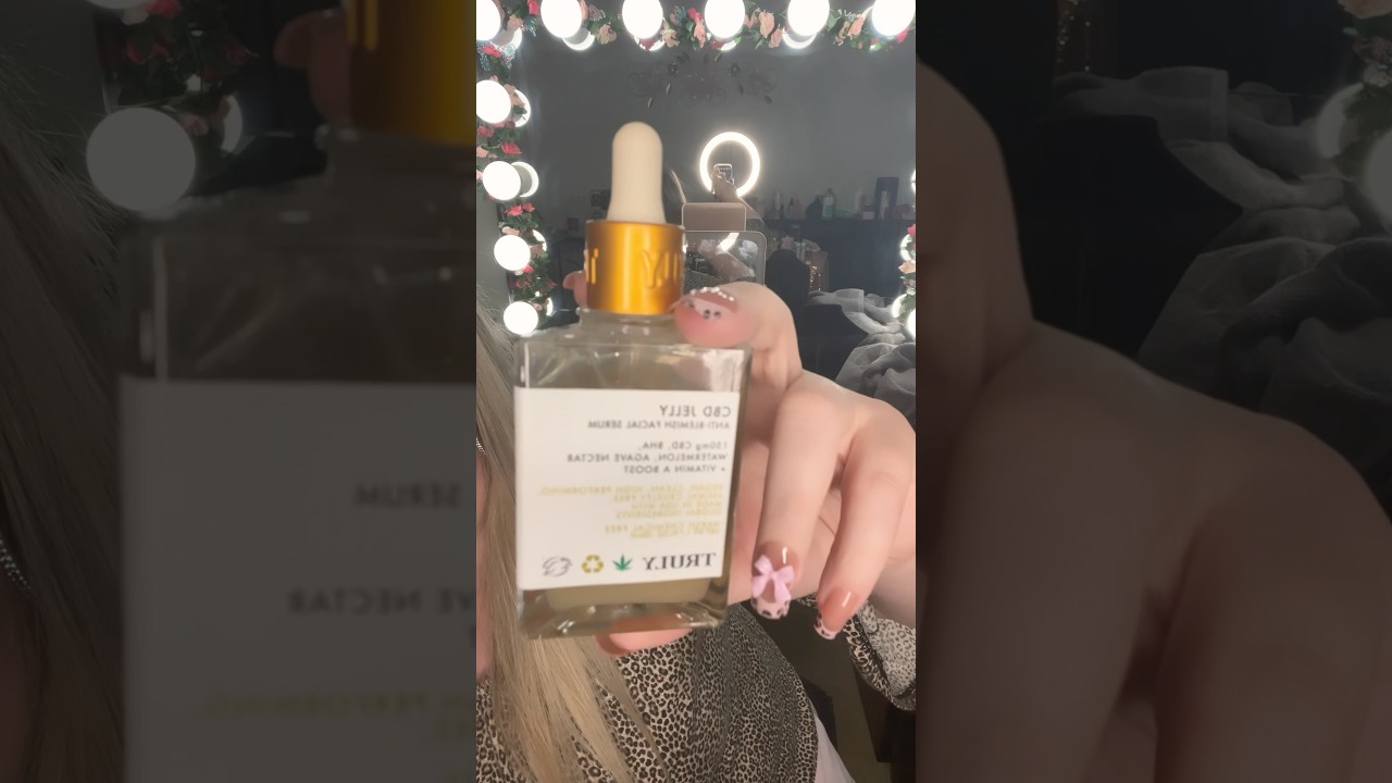 Review on the truly beauty CBD jelly anti blemish serum