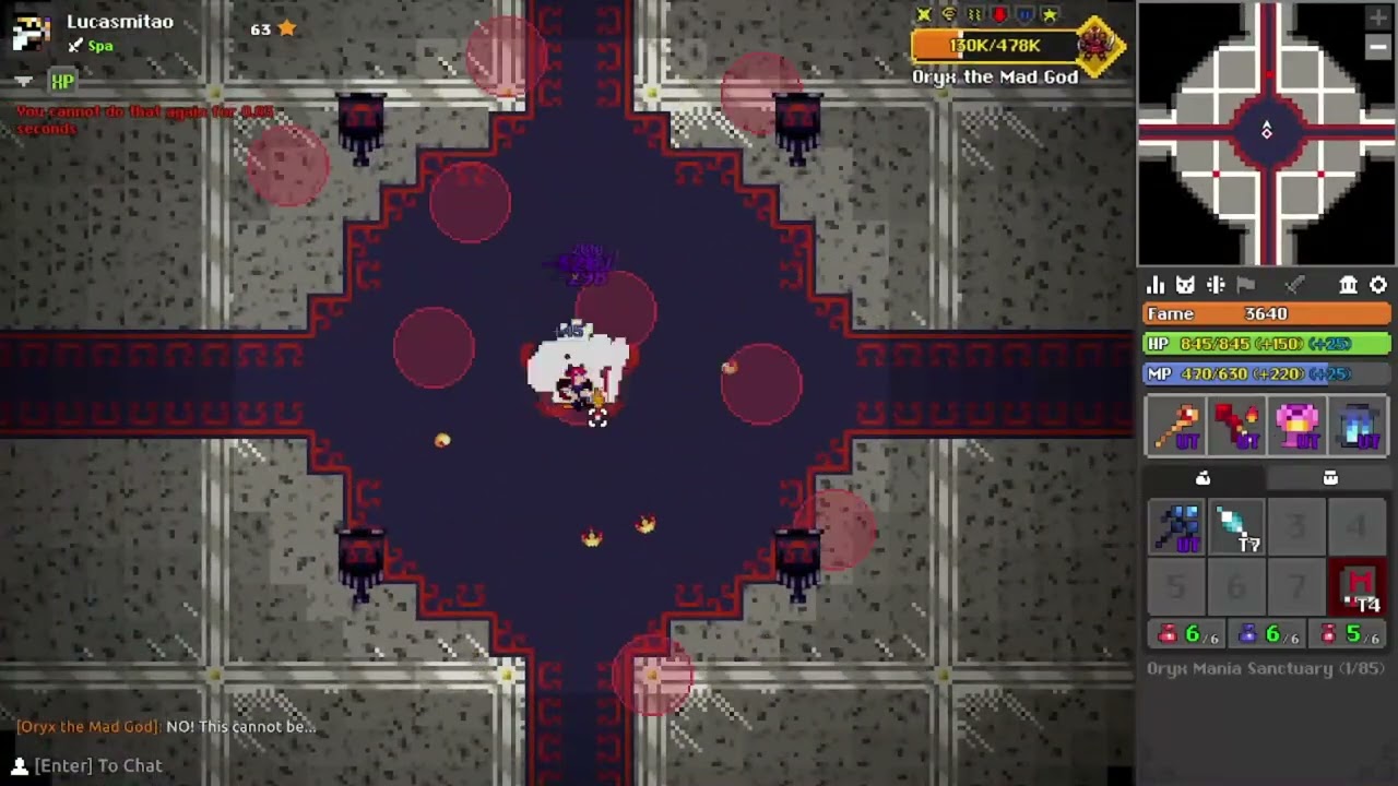 RotMG  - Oryx Mania O3 No hit solo