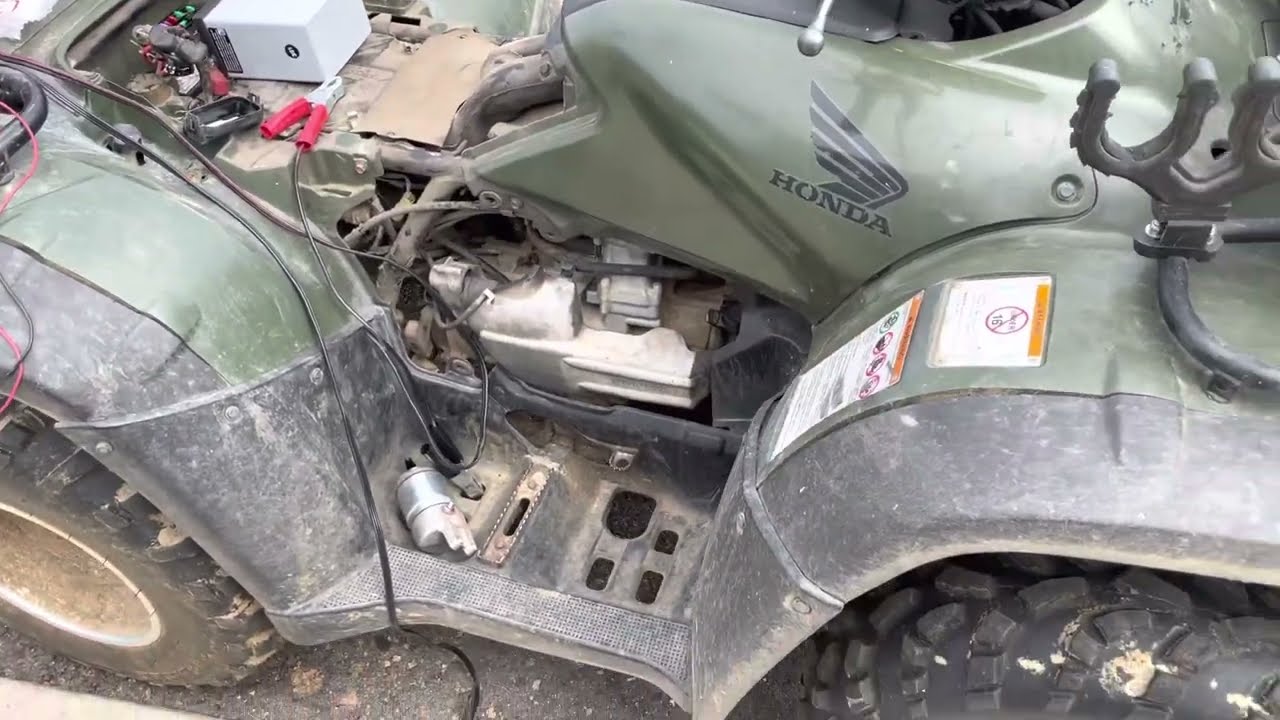 Fixed! Honda rubicon rancher starter staying engaged