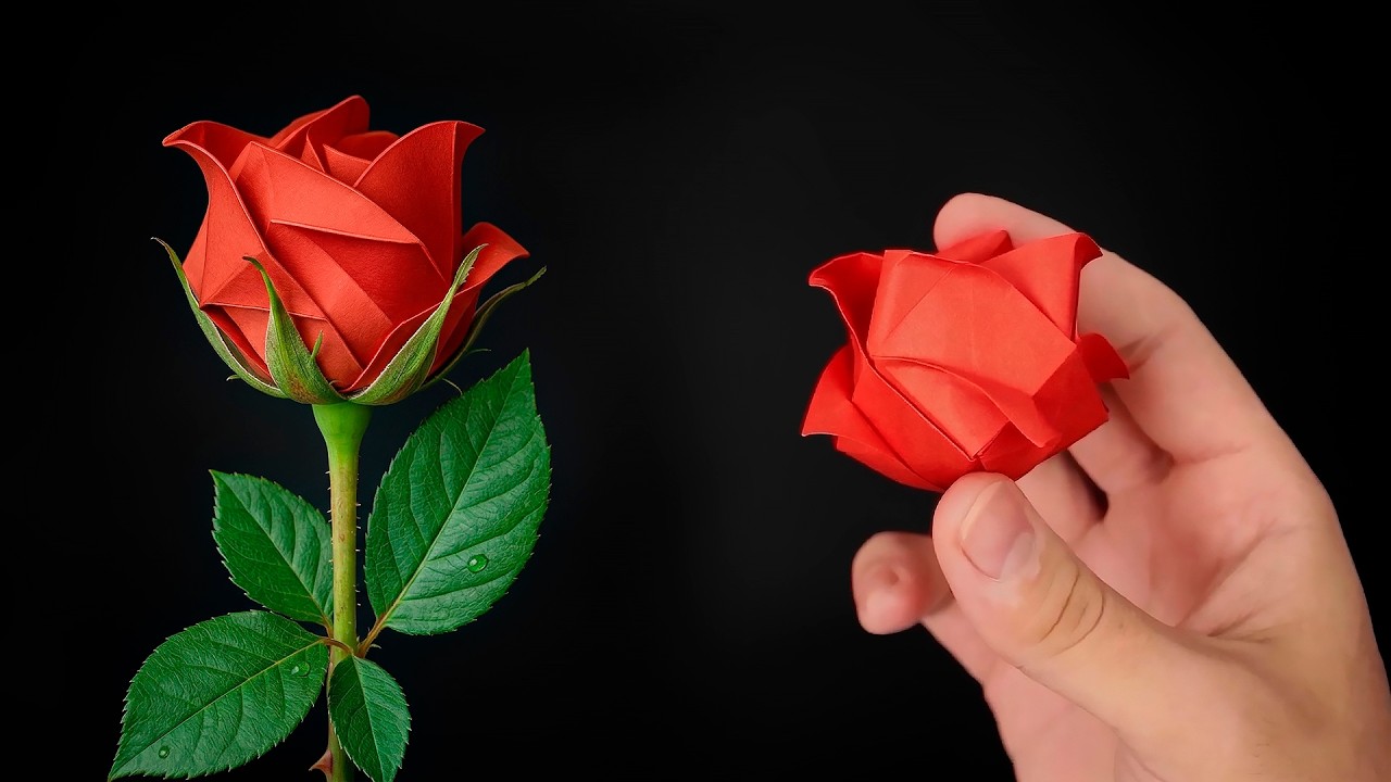 Easy Origami Kawasaki Rose – Step-by-Step Tutorial for Beginners