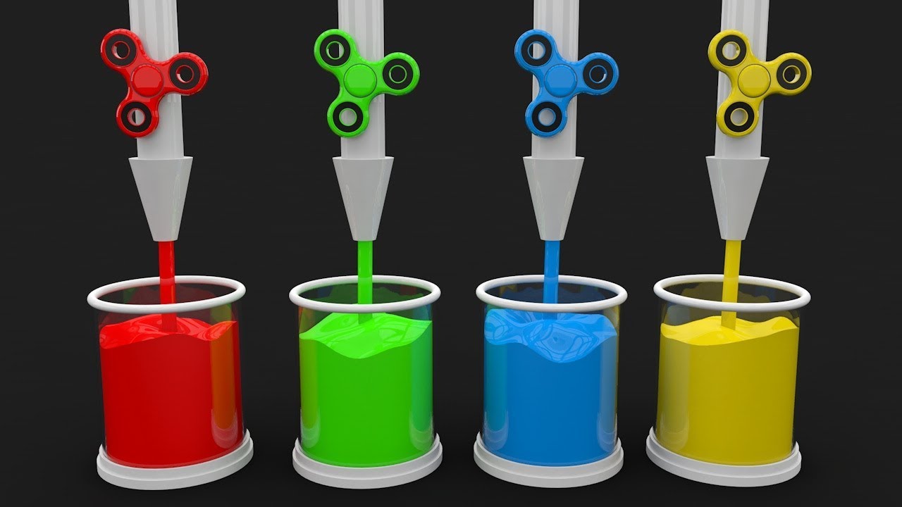 C4D Tutorial - Kids Color Learn Animation with Magic Liquids