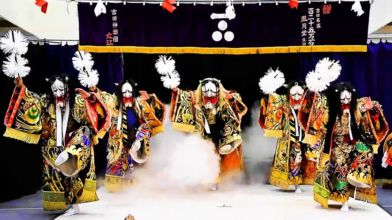ひろしま安芸高田神楽【塵倫】 #吉田神楽団 2026.1.2～ゆめタウン吉田『正月神楽公演』