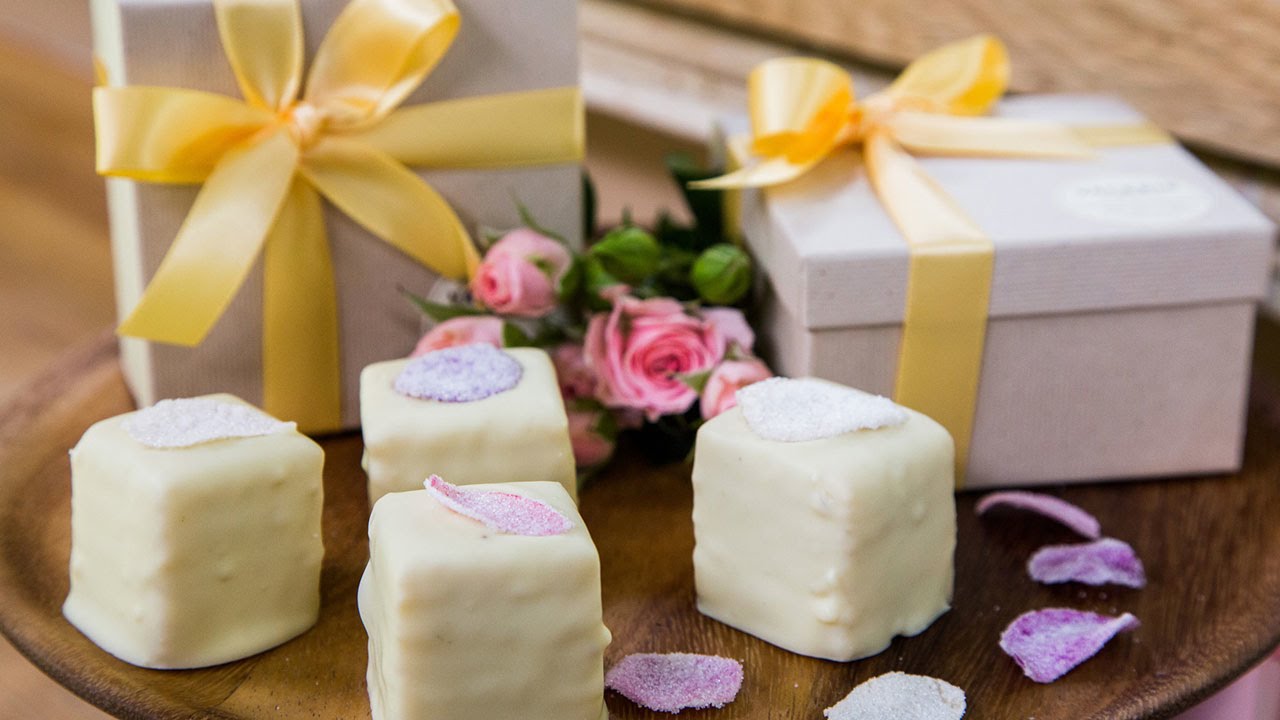 How to Make Rose Petal Petitis Fours