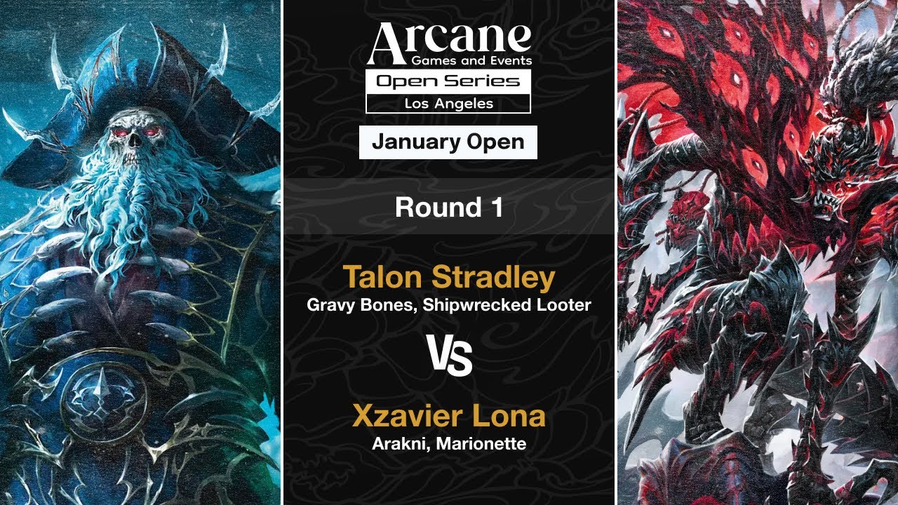 Round 1: Gravy Bones vs Arakni Marionette | Jan AGE Los Angeles Open | Season 4 | Flesh and Blood