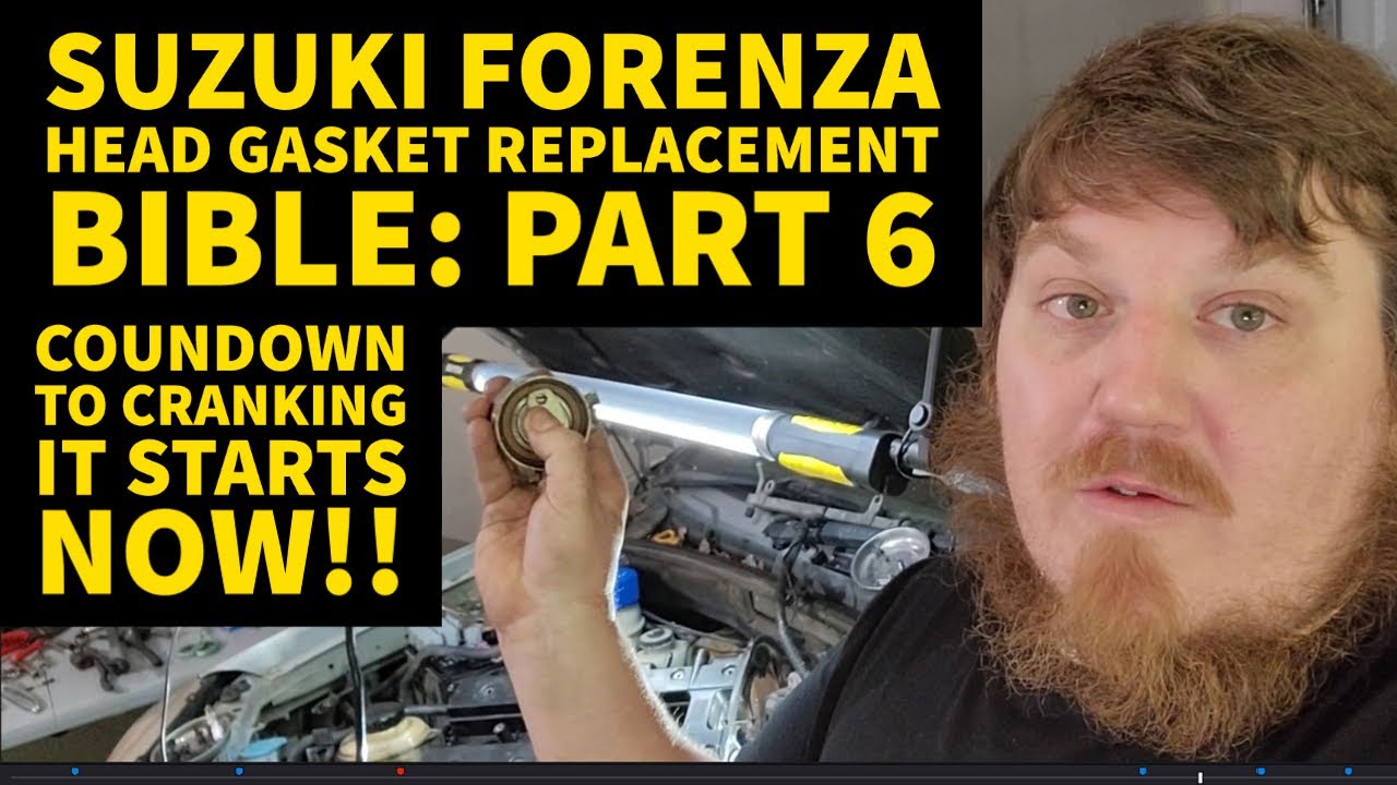 SUZUKI FORENZA HEAD GASKET REPAIR PART 6: ALMOST FIRING! LIFTERS, CAMS, TIMING..OH MY! PLUS MORE!