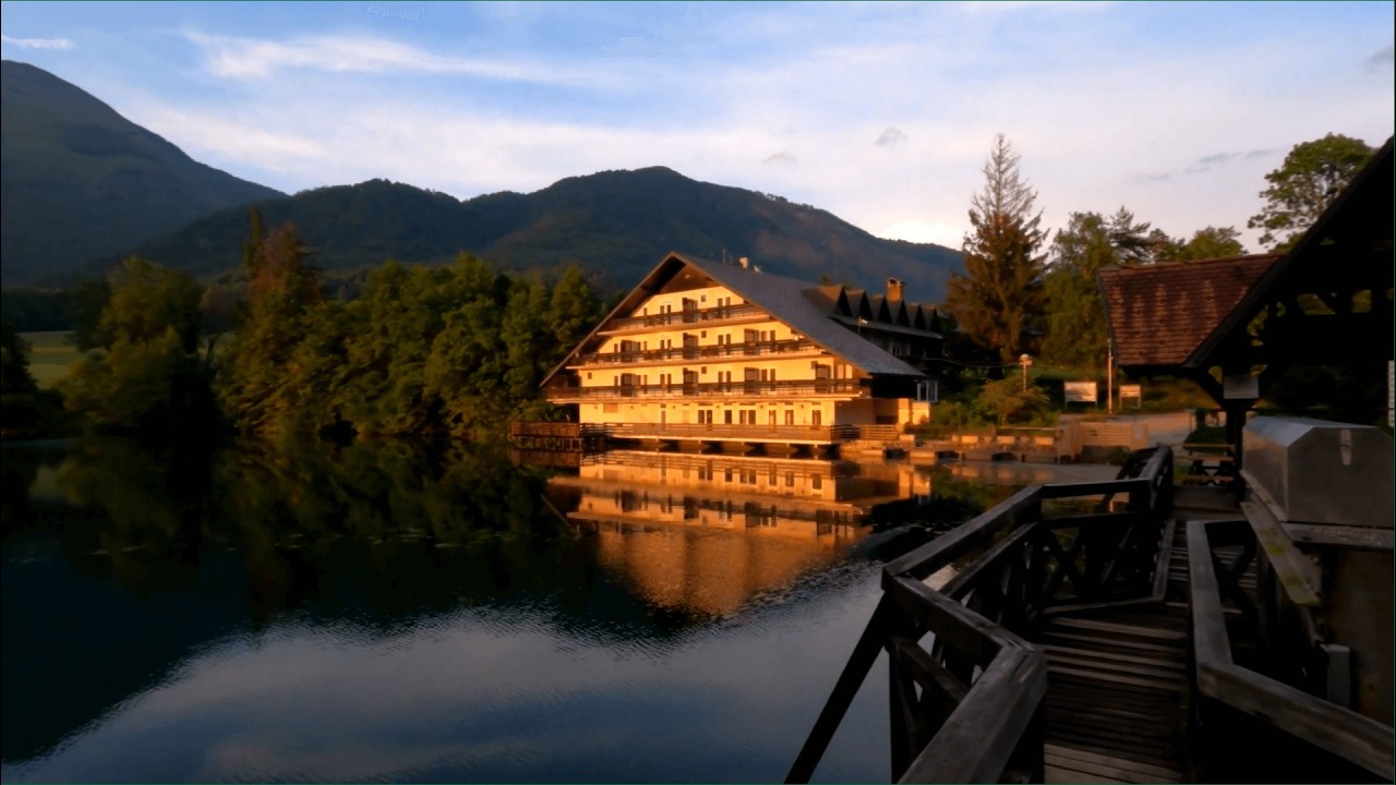 The lake Črnava (Jezero Črnava) Slovenia