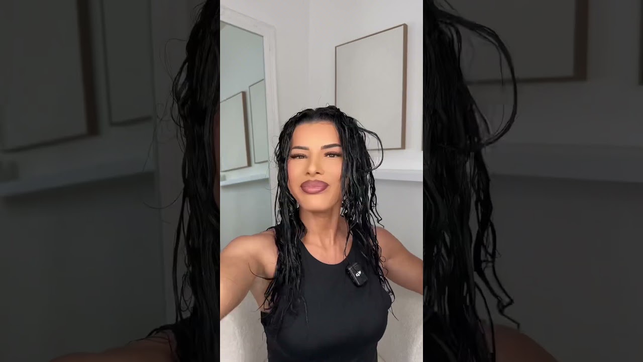 The return of my curly hair OMG 😳 #hairstyle #hair #lissage #tutorial
