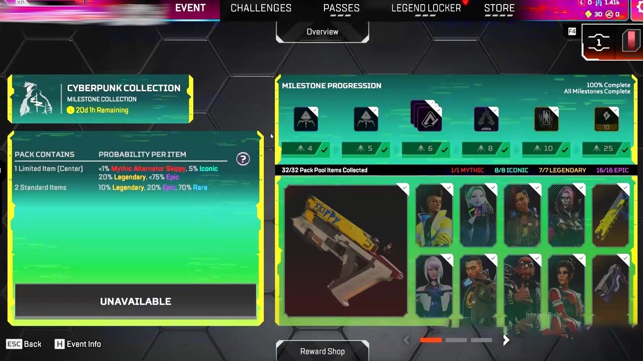 CYBERPUNK X APEX FULL EVENT..!!