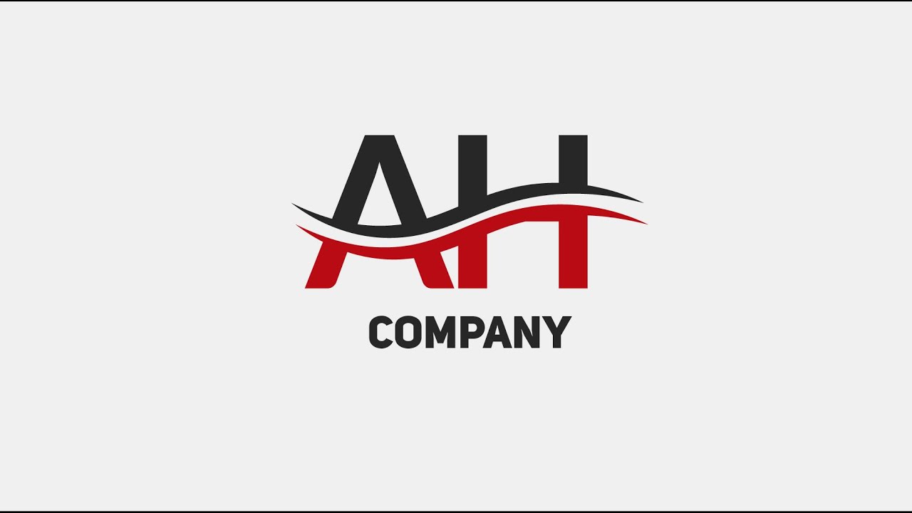 AH Letter Logo Design in Adobe Illustrator | Creative Logo Design Ideas
