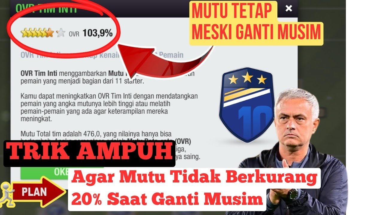 Cara Ampuh Satu Satunya Agar Mutu Tim Tidak Berkurang 20% Saat Berganti Musim ! Top Eleven