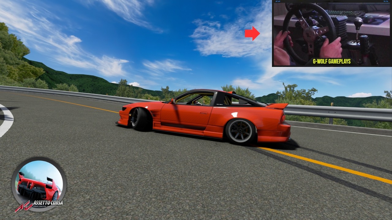 Touge Drifting Nissan SilEighty  - Assetto Corsa | Fanatec CSL DD
