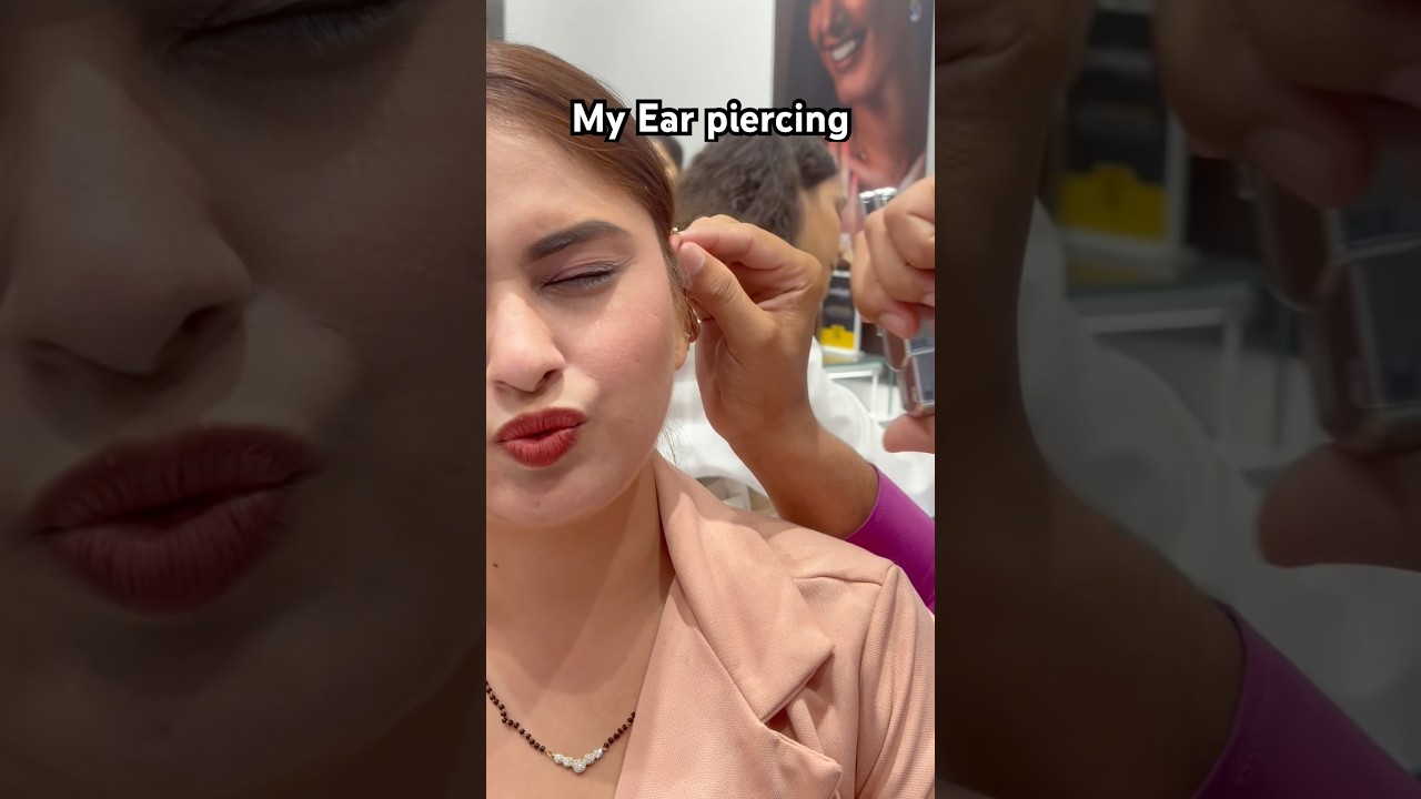 My ear piercing