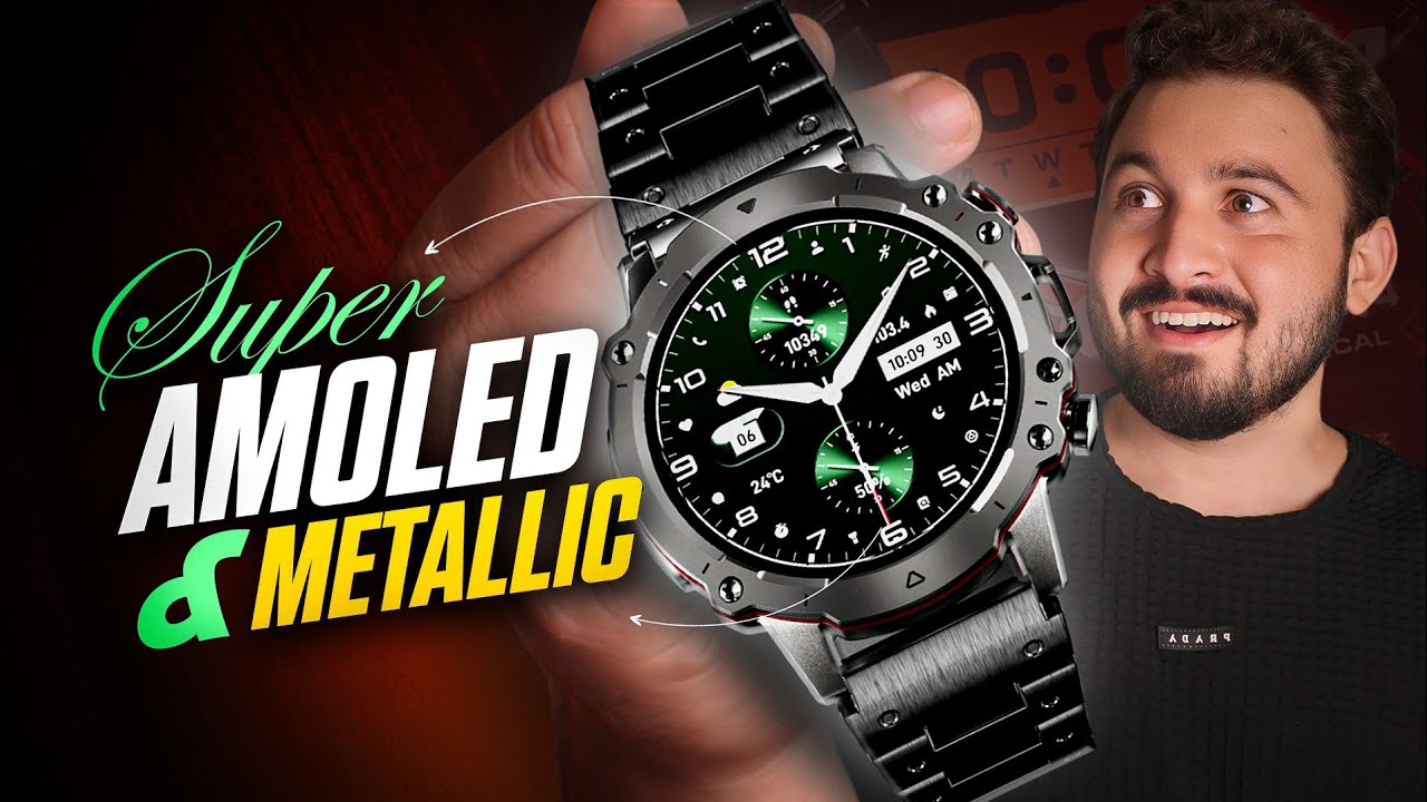 Super Amoled Display With Metallic Straps 😍 - In Budget