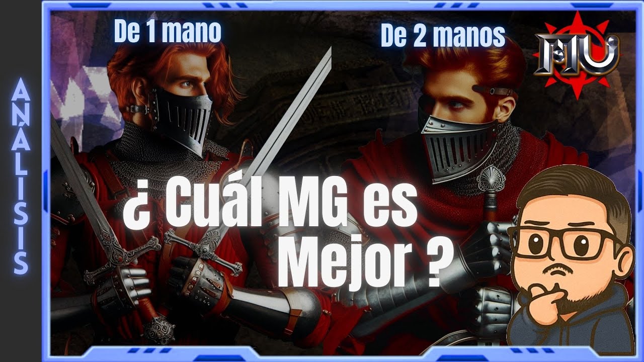 Mu Online Webzen: ¿MG con arma de una mano o de dos manos? - Según su BUILD
