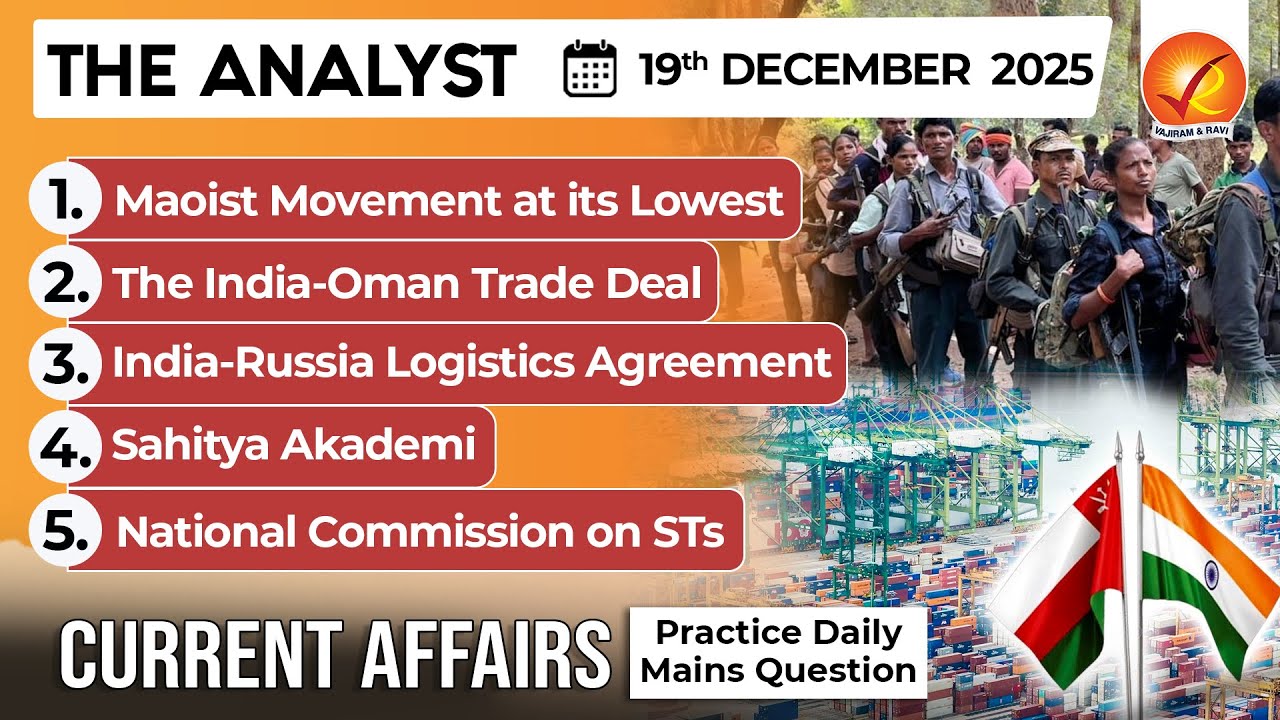 Current Affairs Today 19 DEC 2025 I UPSC Daily Current Affairs I The Hindu Analysis I The Analyst