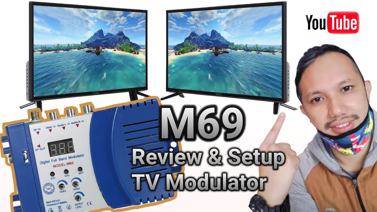 Dua TV Display 1 Astro Decoder | Review & Setup M69 TV Modulator