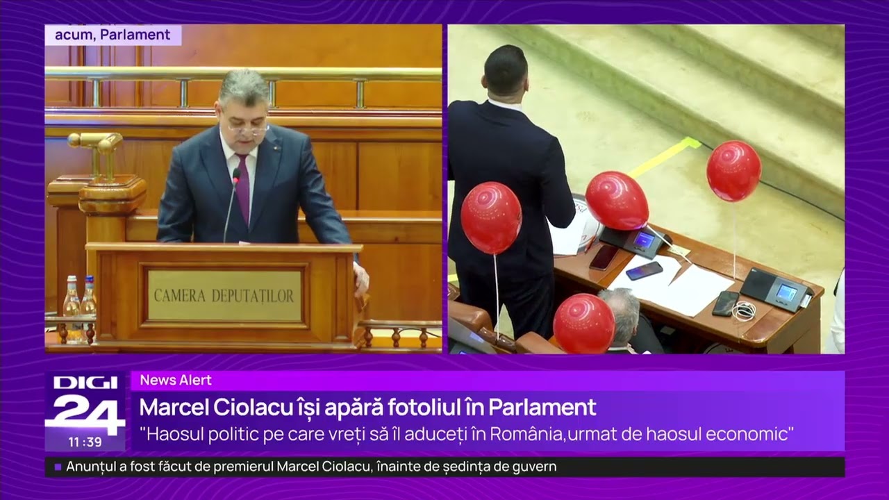 A început dezbaterea moţiunii de cenzură. Ciolacu: L-ați transformat pe Dumnezeu în agent electoral