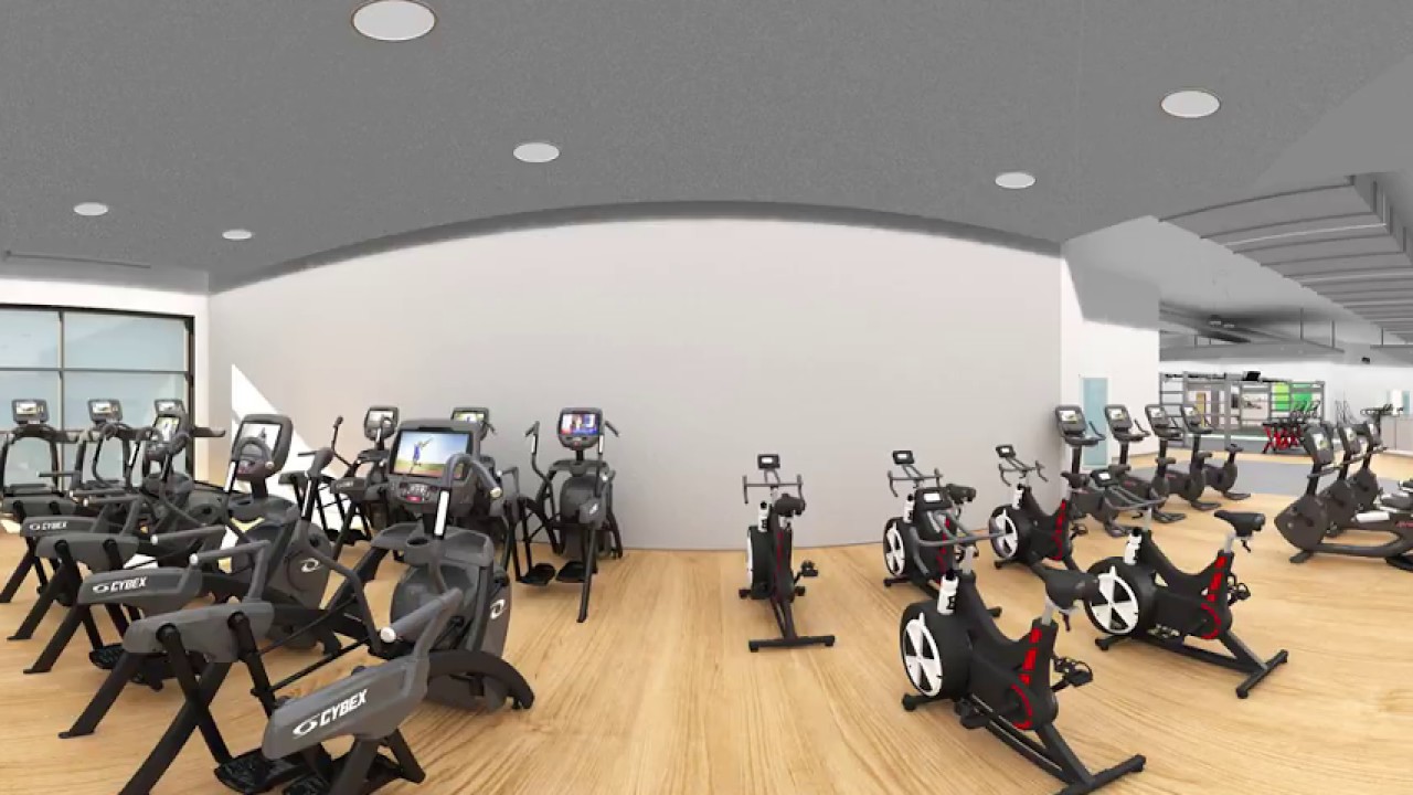 3D Gym VR 360 - Nuffield Health Fitness & Wellbeing Gym - Derby - Life Fitness