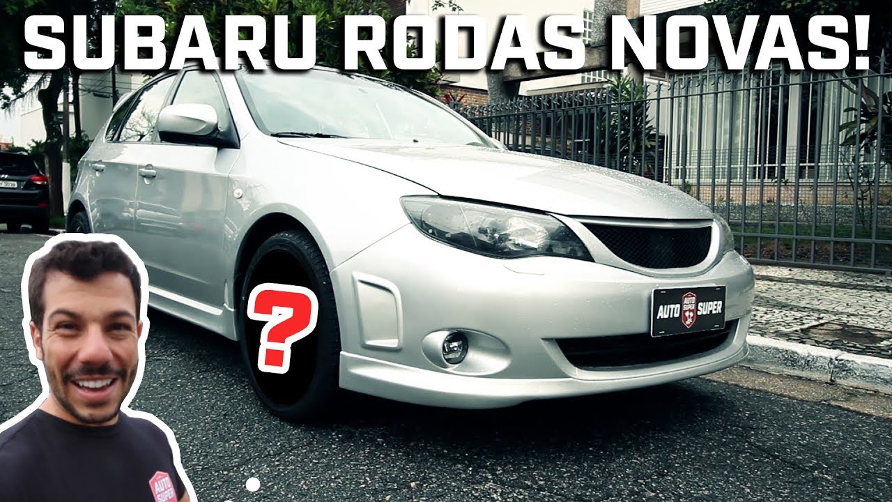 SUBARU IMPREZA RECEBENDO RODAS NOVAS