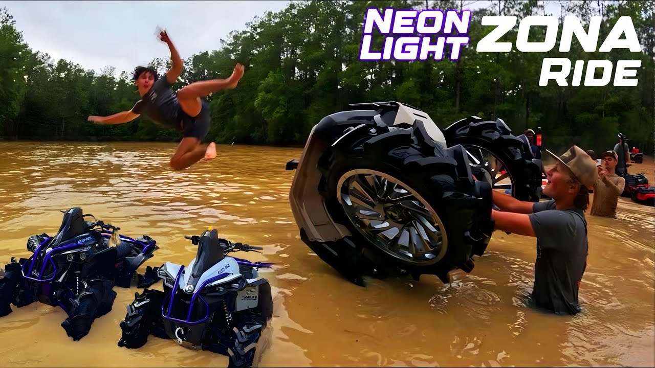 I dunked my renegade!!! (zona neon lights ride)