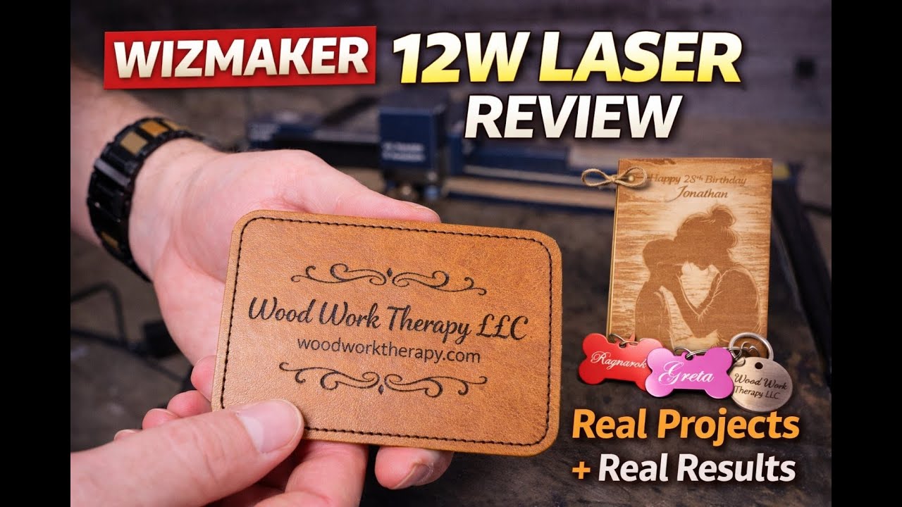 Grawerka laserowa WizMaker WAND 12W &ndash; montaż, konfiguracja i pełny test