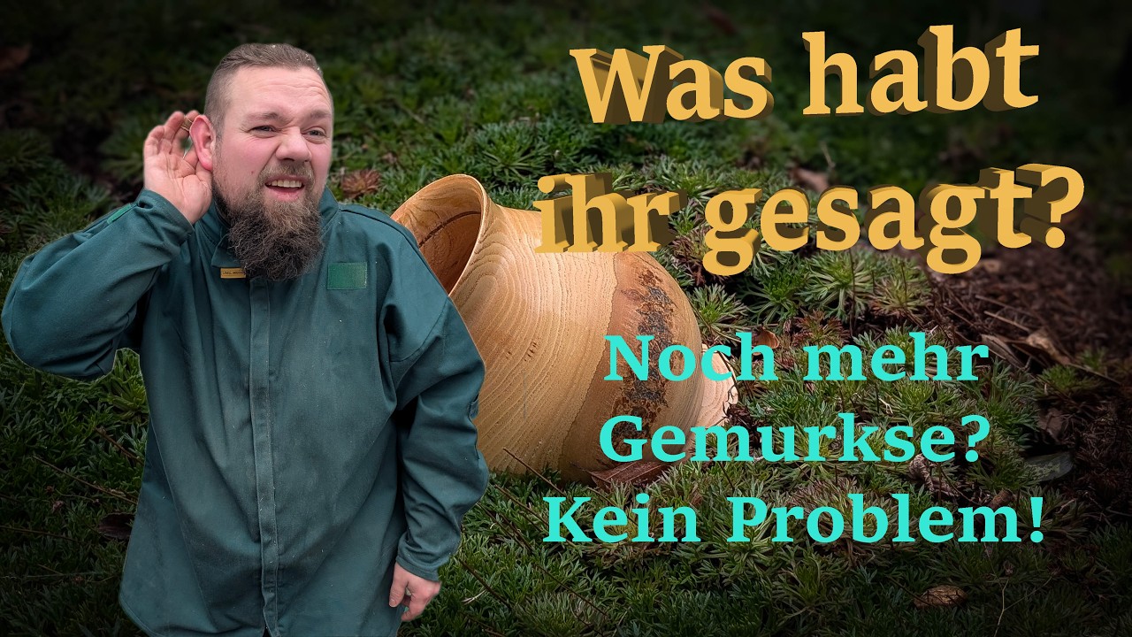 Erstmal richtig ausgedreht/ Eine Vase aus Erle drechseln