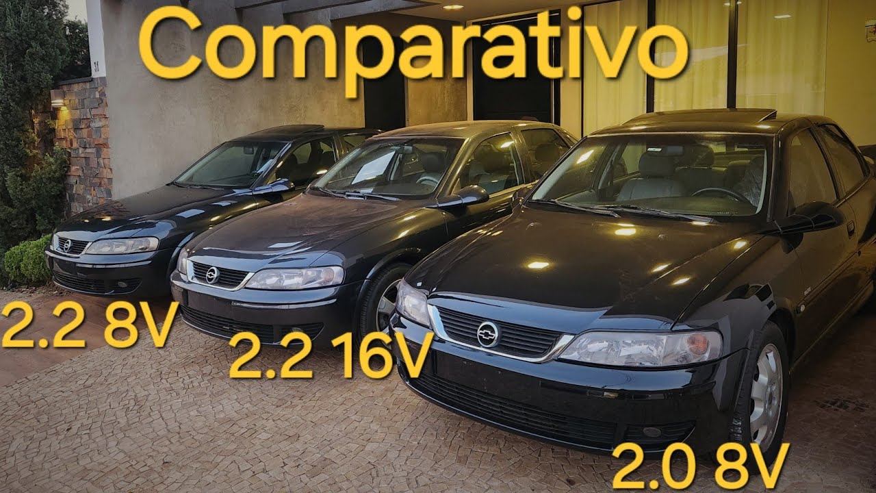 #Vectra - Comparativo Completo. Vectra 2.2 16V X Vectra 2.2 8V X Vectra 2.0 8V