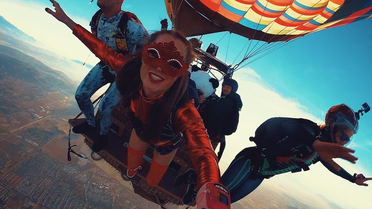 Skydive Perris: Halloween Hot Air Balloon Jump 2018