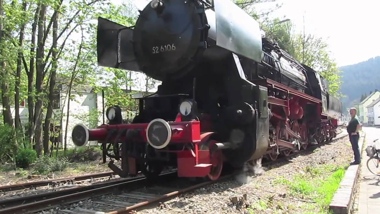 Oleftalbahn - Osterdampf mit 52 6106