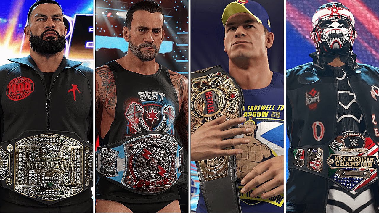 The Most Epic Championship Belt Designs in WWE 2K25 - EP 07