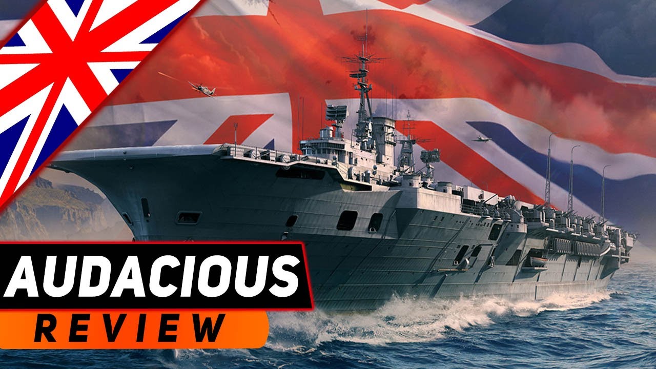 АВИАНОСЕЦ AUDACIOUS! БОМБАРДИРОВКИ НАПАЛМА С НЕБА! WORLD OF WARSHIPS