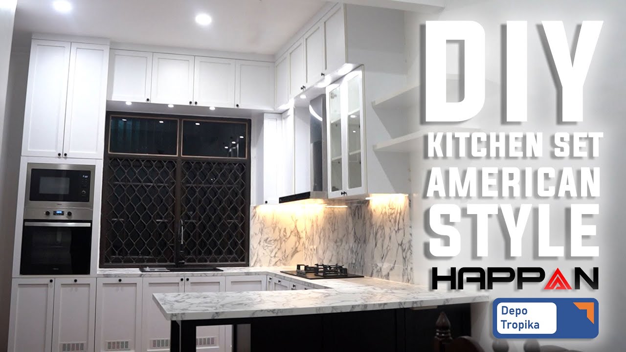 DIY KITCHEN SET WITH BLOCKMIN HAPPAN BY DEPO TROPIKA