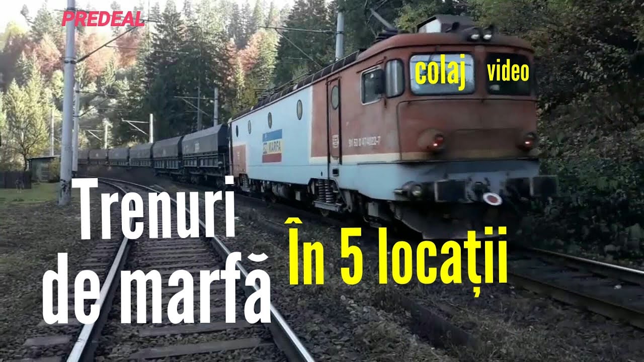 Trenuri de marfa (colaj video)