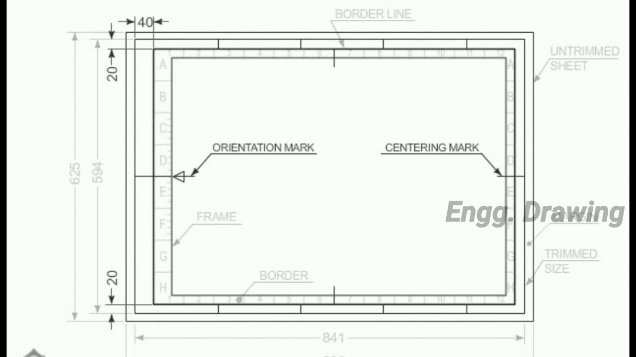 introduction of sheets and sheet layout engineering drawing By - Engg . Drawing