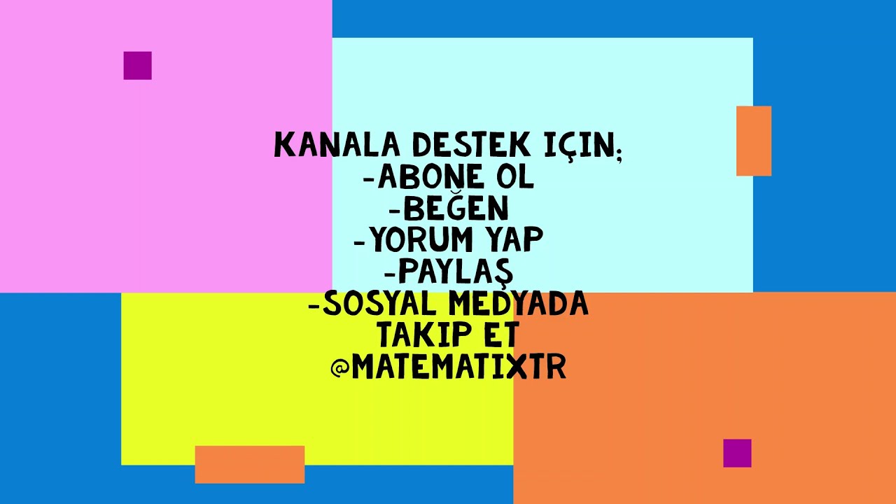 İNTEGRAL -12 (Rieman integrali)