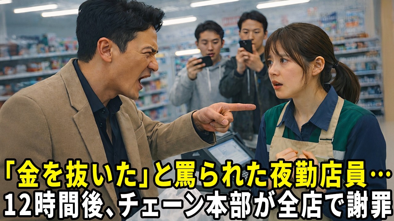 “金を抜いただろ！”――夜勤のレジ係は罪を認める書類にサインを迫られた…それでも頭を下げなかった12時間後、チェーン全体が謝罪することに
