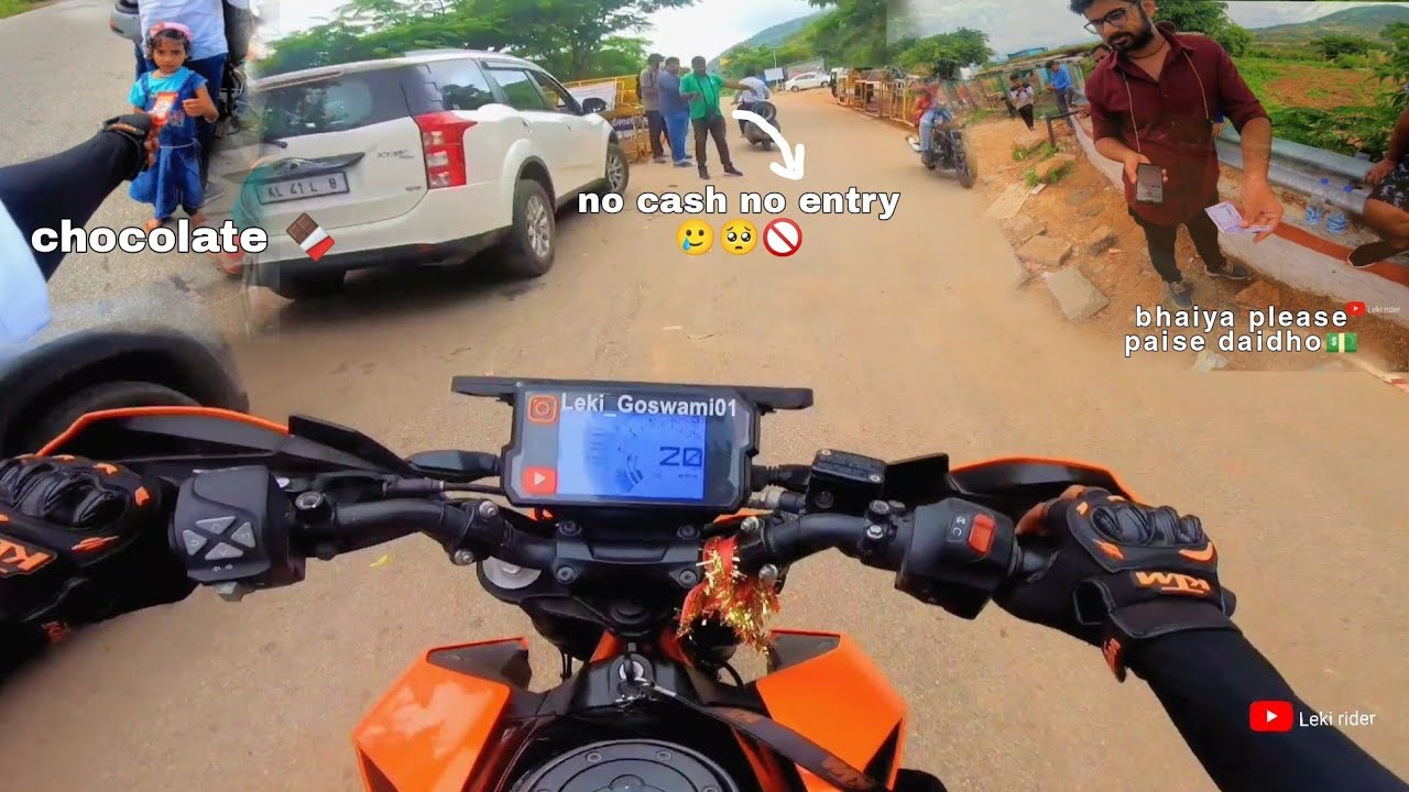 NANDI HILLS ON DUKE 390 WITH @vivekthakurvlogs0