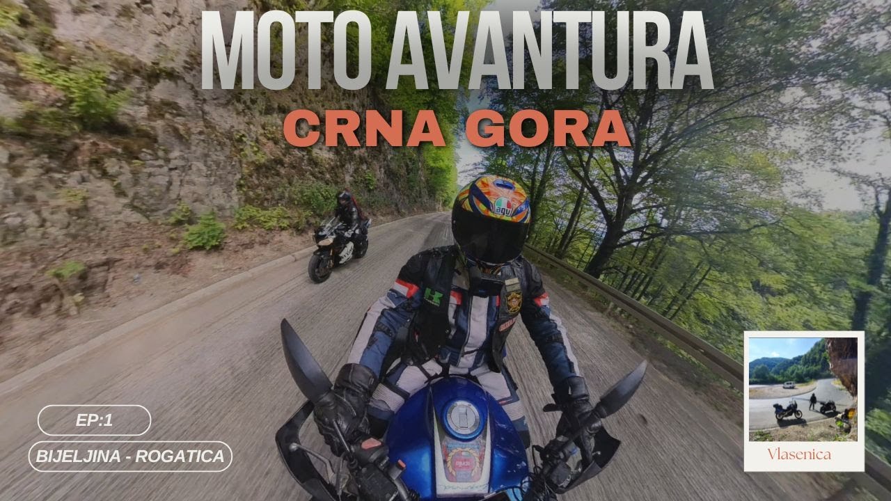 Moto putovanje ka Crnoj Gori – Ep. 1 | Bijeljina – Rogatica Motorcycle Adventure Bosnia Montenegro