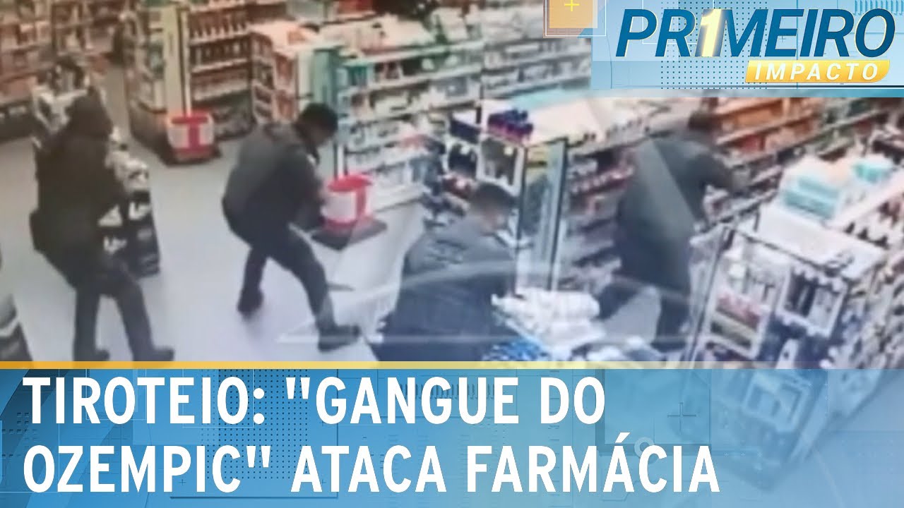 Tiroteio e assalto em farmácia terminam com dois suspeitos presos | Primeiro Impacto (28/11/24)