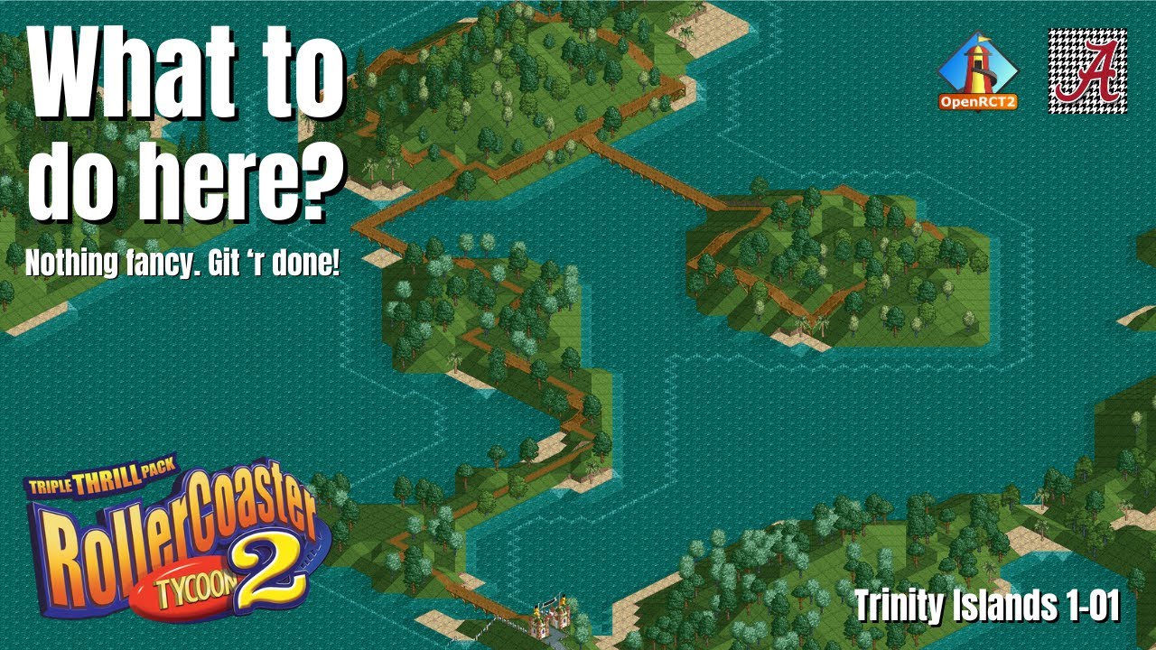Let's Play - Roller Coaster Tycoon (Trinity Islands 1-01)