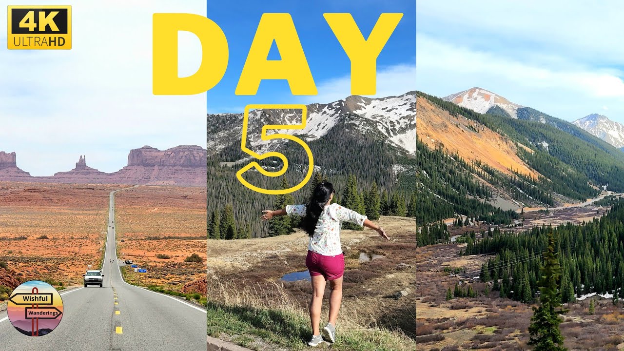 Monument Valley to Million Dollar Highway Scenic Drive | Las Vegas to Denver Road Trip #relaxing 4K