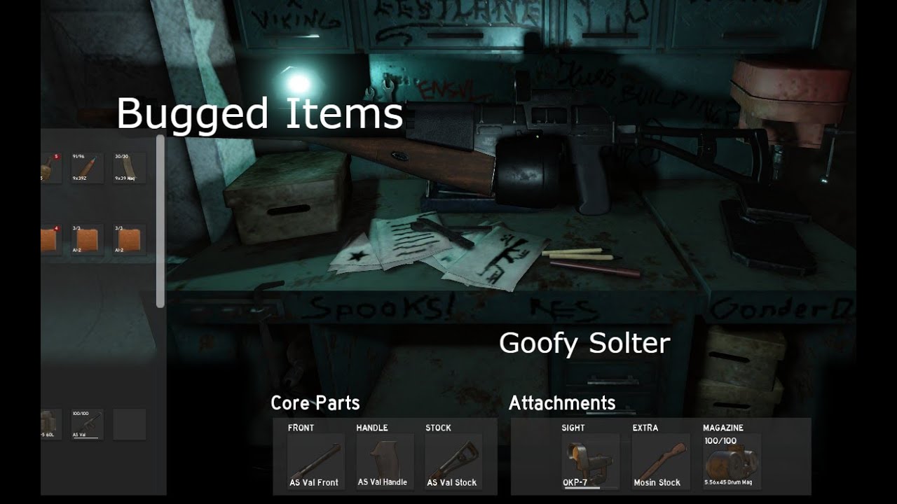 Bugged Items -Project Delta