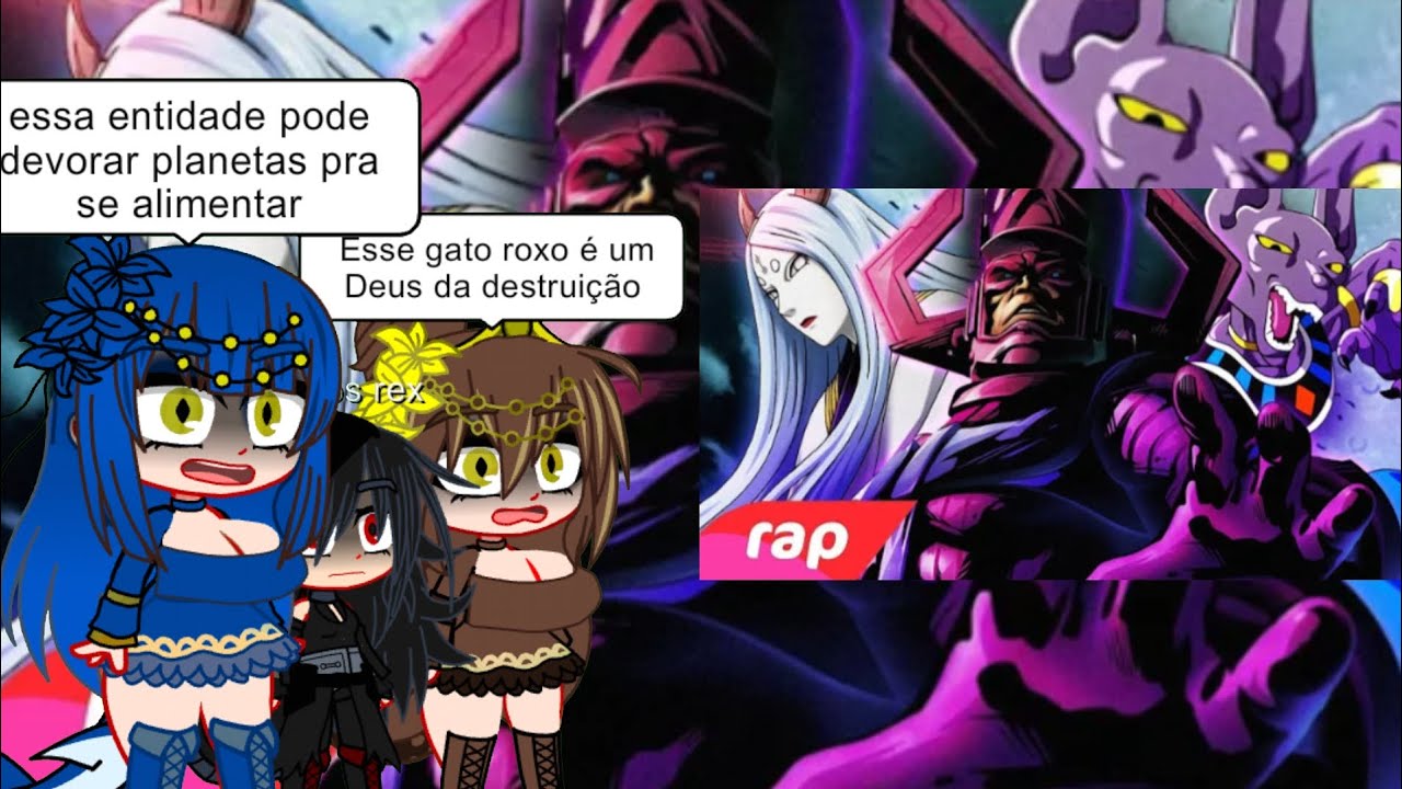 Dinos reagir rap Bills e Galactus e Kaguya, destruidor de mundos@nerdhitsoficial 