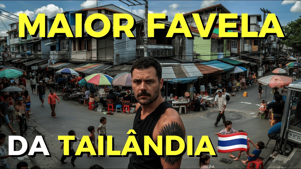 ENTREI NA MAIOR FAVELA DA TAILÂNDIA 🇹🇭