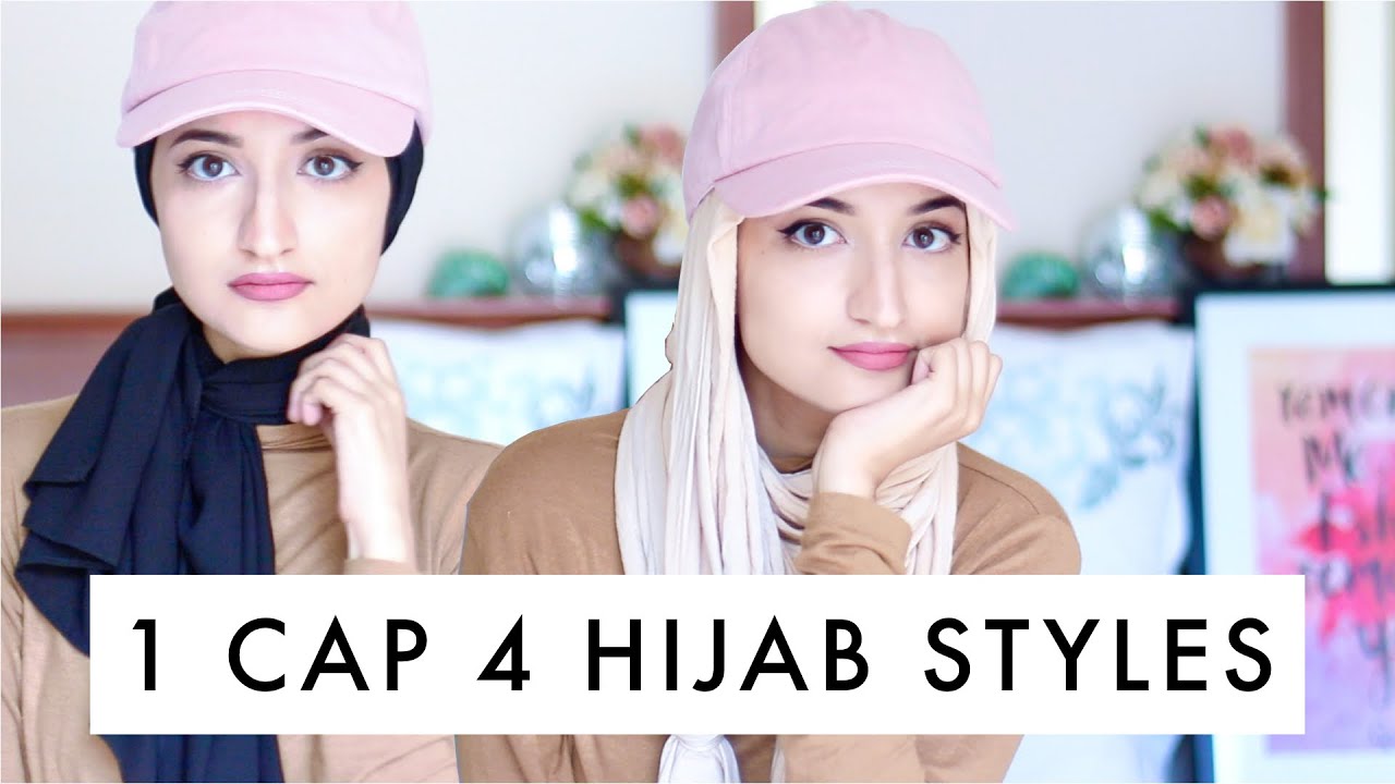 Easy Cap Hijab Styles | 1 Cap 4 Styles