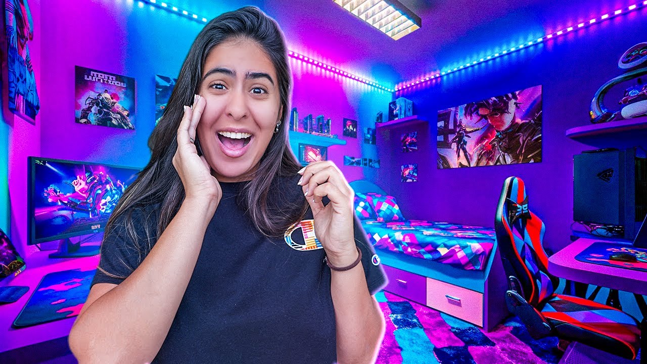 REFORMEI TODO O MEU QUARTO NA MANSÃO HUNTERS