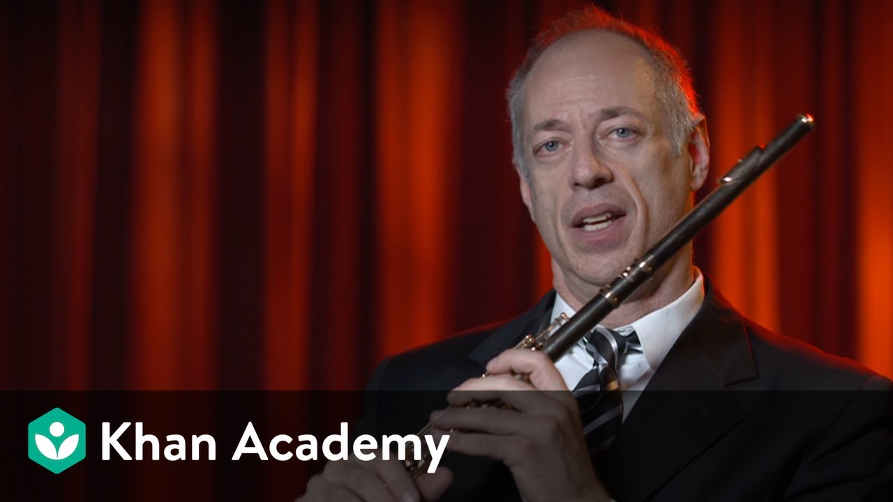 Flute: Interview and demonstration with principal Jeffrey Khaner | Music | Khan Academy