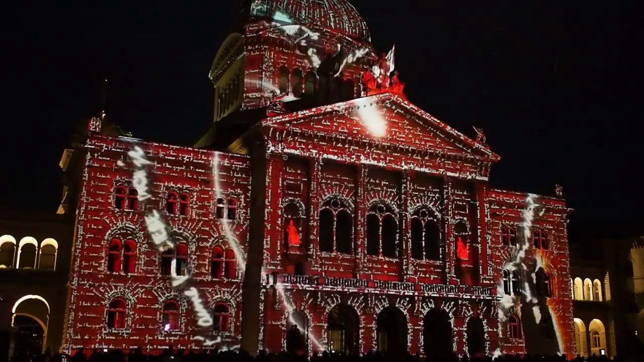 Rendez-vous Bundesplatz Lightshow, Bern 2014