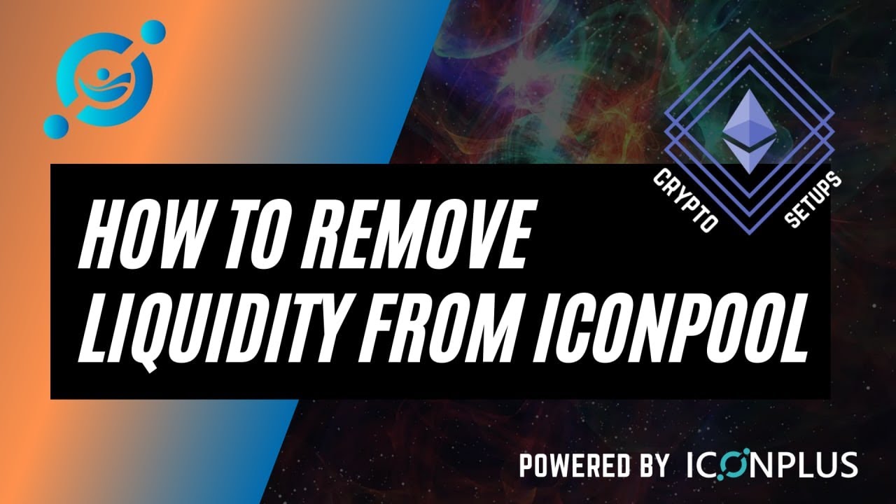 Iconpool - How to remove Liquidity