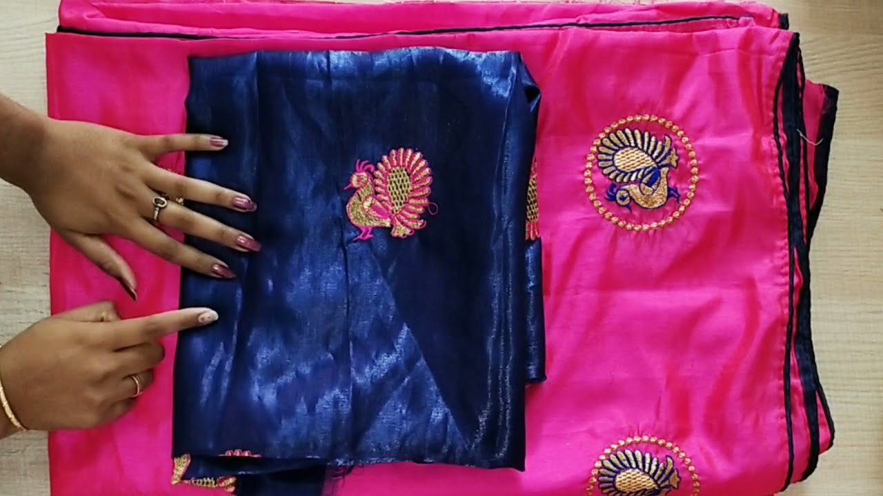 Very easy and so beautiful blouse back neck design cutting and stitching /blouse designs